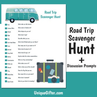 Free Printable Road Trip Scavenger Hunt | Printable Scavenger Hunt | Easy Scavenger Hunt | Scavenger Hunt For Kids | Fun Scavenger Hunt | Kids Scavenger Hunt | #scavengerhunt #easy #fun #kids #roadtrip