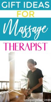 Gift Ideas For A Massage Therapist | Therapist Gifts | Massage Therapist | Gifts For Massage Therapist | Presents For Massage Therapists | Unique Gifts | Creative Gifts | #unique #gifts #giftguide #presents #massagetherapist