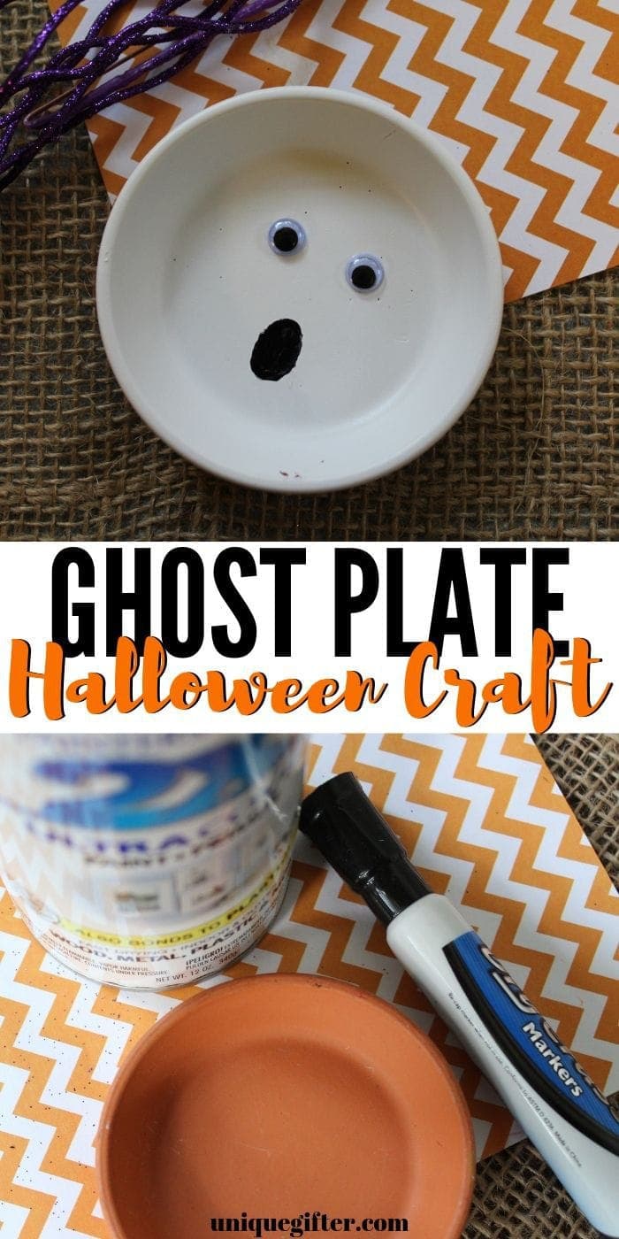 DIY Ghost Plate | Halloween Decoration | Easy Halloween Decor | Easy Halloween Craft | Ghost Craft For Adults | Ghost Craft For Kids | Simple Halloween Project | Halloween Art | #halloween #unique #ghost #halloweencraft #halloweenart