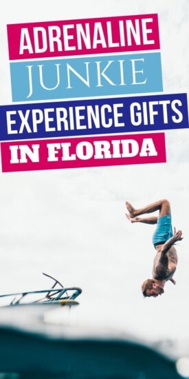 Adrenaline Junkie Experience Gifts In Florida | Central Florida Experiences Gifts | Gifts Central Florida | Travel | Adrenaline Experiences | Unique Travel Gifts | #unique #adrenaline #travel #experiencegifts #florida