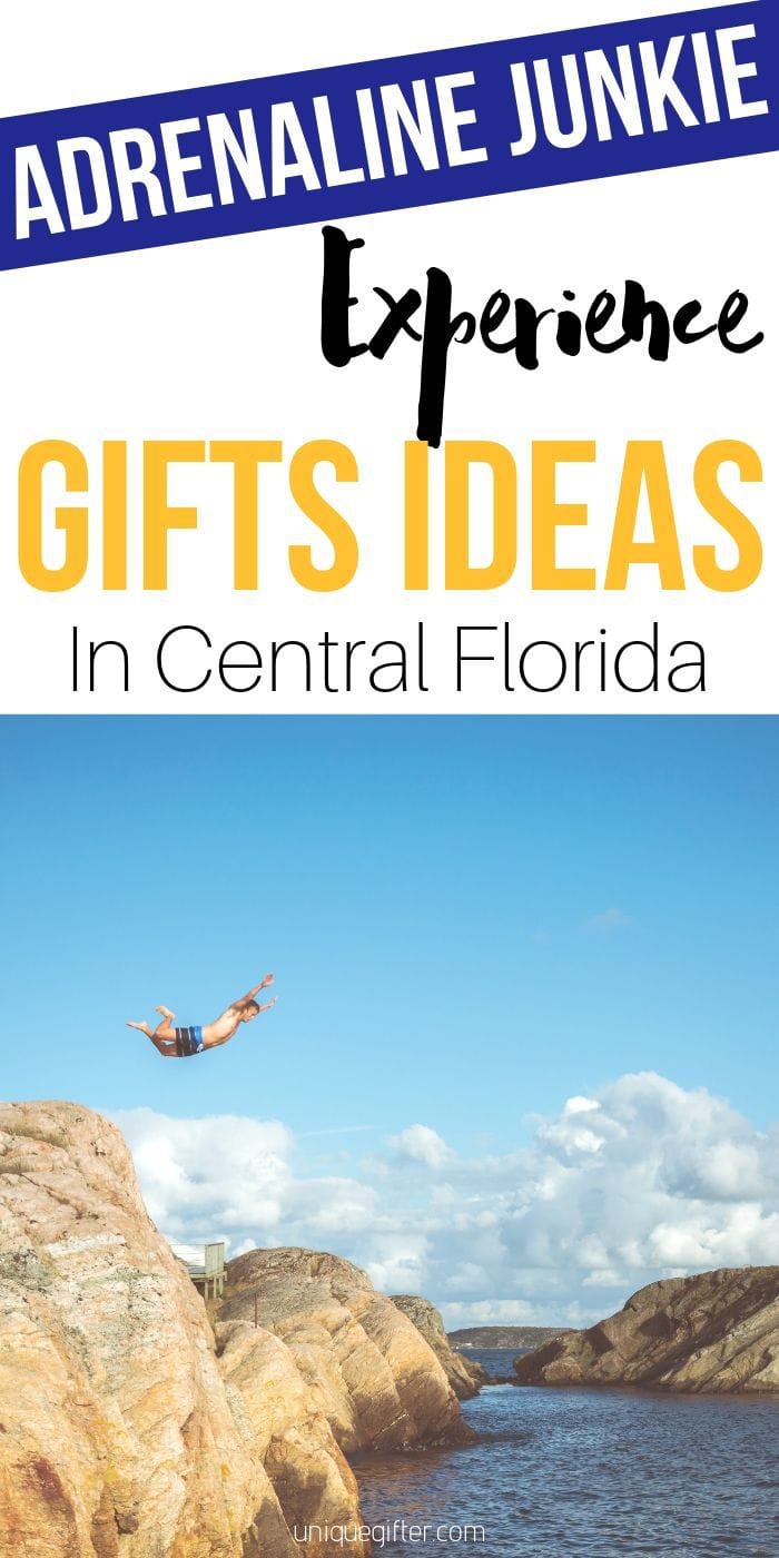 Adrenaline Junkie Experience Gifts In Florida that you're going to want to give as a Christmas present to your boyfriend, girlfriend or generally thrill seeking friend  | Central Florida Experiences Gifts | Gifts Central Florida | Travel | Adrenaline Experiences | Unique Travel Gifts | #unique #adrenaline #travel #experiencegifts #florida