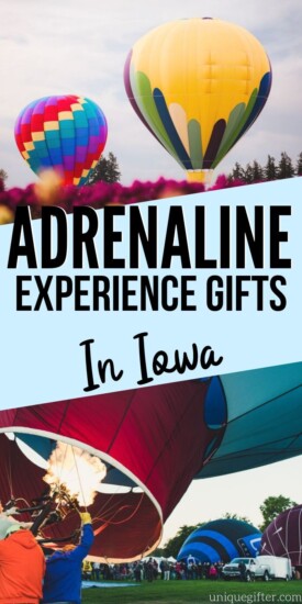 Adrenaline Junkie Experience Gifts in Iowa | Experience Gifts | Creative Experience Gifts | Unique Experience Gifts | Iowa Gifts | Experience Iowa Gifts | #gifts #giftguide #presents #iowa #experiencegifts
