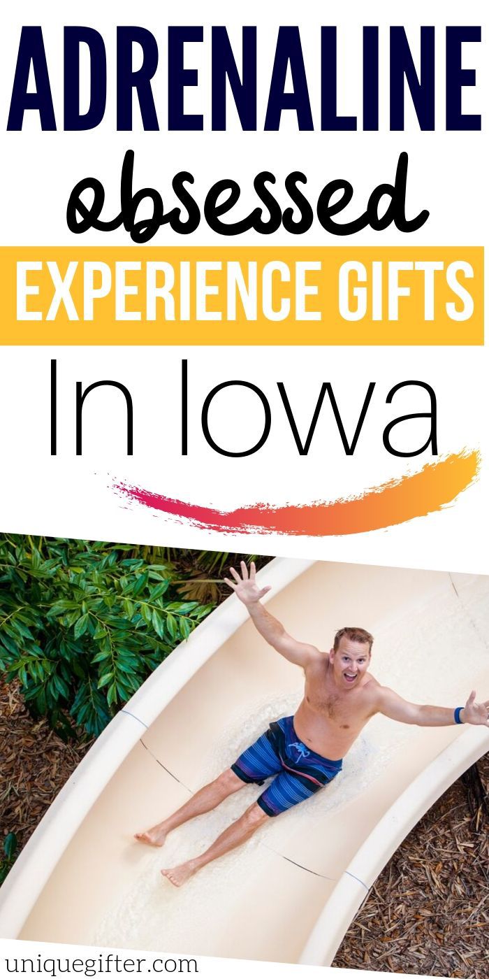 Adrenaline Junkie Experience Gifts in Iowa | Experience Gifts | Creative Experience Gifts | Unique Experience Gifts | Iowa Gifts | Experience Iowa Gifts | #gifts #giftguide #presents #iowa #experiencegifts #bucketlist