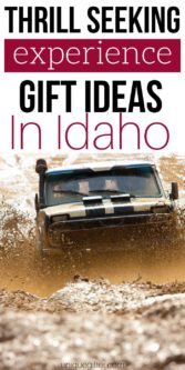 Adrenaline Junkie Experience Gifts in Idaho | Idaho Gifts | Idaho Adventures | Creative Experience Gifts | Experience Gifts | Experience Presents | Unique Idaho Gifts | #gifts #giftguide #presents #experiencegifts #idaho