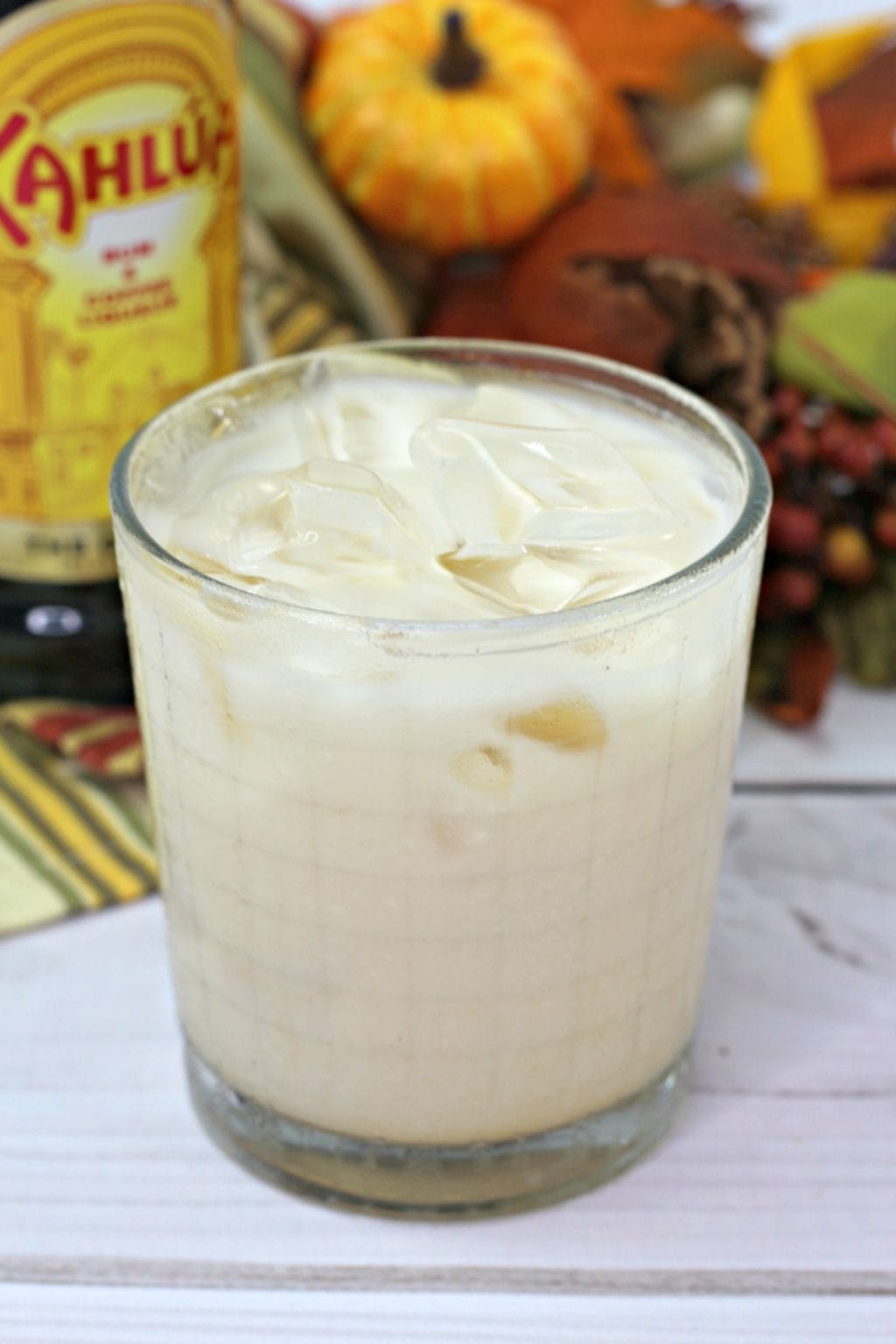 a twist on the white russian: pumpkin