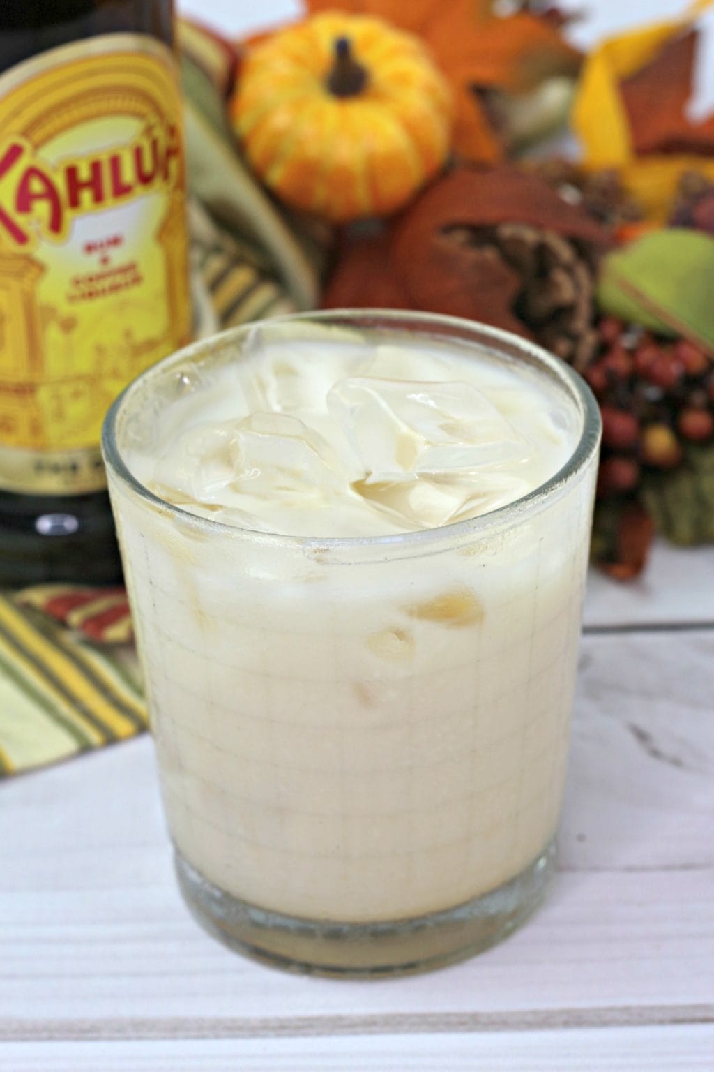 autumnal creamy cocktail: pumpkin white russian