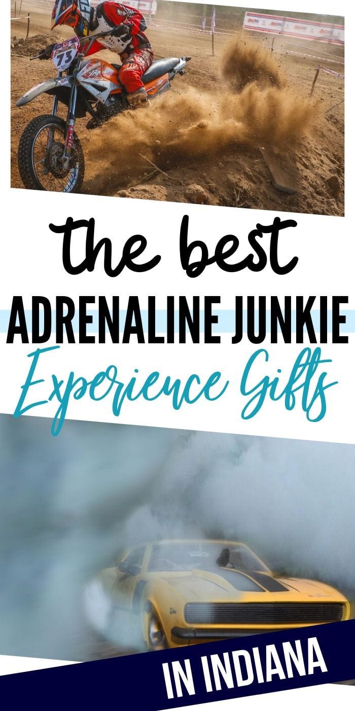 Adrenaline Junkie Experience Gifts in Indiana | Experience Gifts | Experience Presents | Indiana Gifts | Indiana Presents | Unique Experience Gifts | Creative Experience Gifts | #gifts #giftguide #presents #creative #indiana #bucketlist