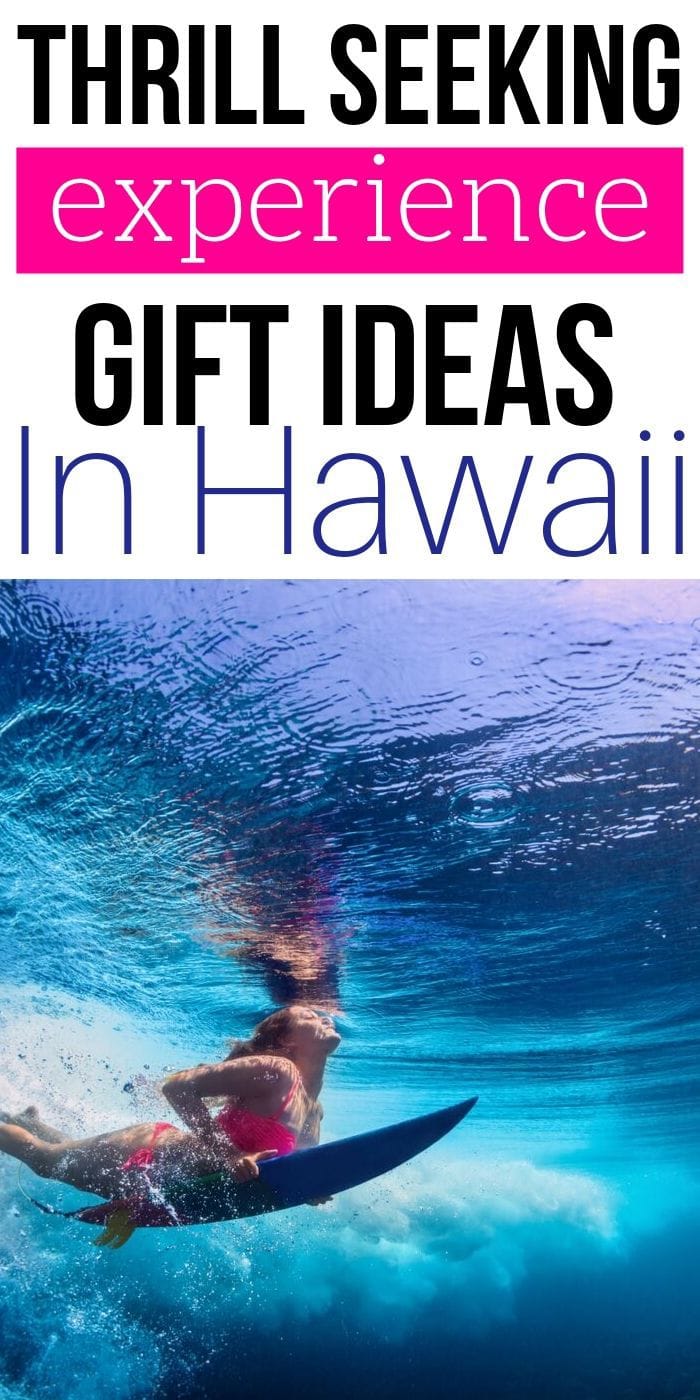 Adrenaline Junkie Experience Gifts in Hawaii | Experience Gifts | Hawaiian Gifts | Unique Experience Gifts | Exciting Experiences Gifts | Experience Presents | #gifts #giftguide #hawaii #experiencegifts #unique