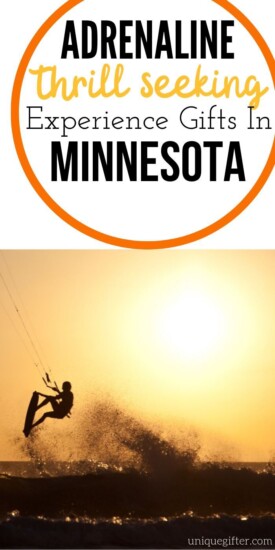 Adrenaline Junkie Experience Gifts in Minnesota | Minnesota | Gifts For Minnesota Experiences | Adventure Gifts | Experience Gifts | Unique Gifts | #experiencegifts #minnesota #excitinggifts #unique #giftguide