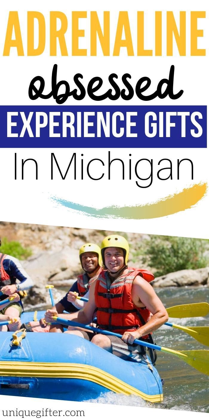 Adrenaline Junkie Experience Gifts in Michigan | Michigan Gifts | Michigan | Experience Gifts | Creative Gifts | Adventure Gifts | Adventures | #gifts #giftguide #michigan #experiencegifts #uniquegifter