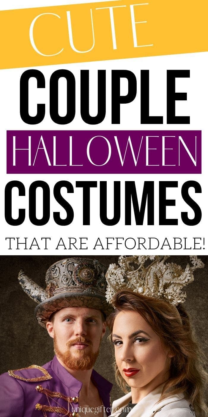 Cute Couple Halloween Costumes That Won’t Break the Bank | Halloween For Couples | Couples Halloween Costumes | Cheap Halloween Ideas | #halloween #costumes #gifts #giftguide #uniquegifter #creative