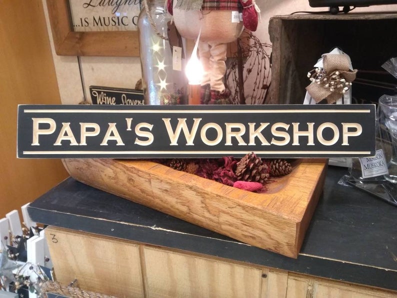 Custom sign for dad
