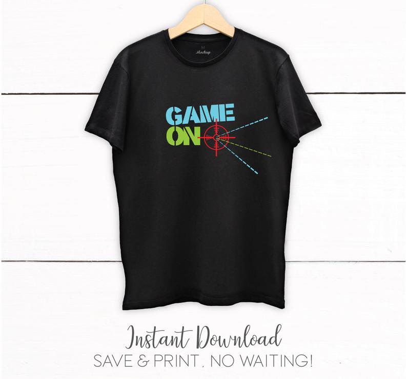 Game on t-shirt