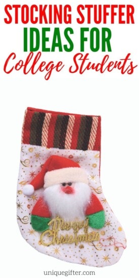 Stocking Stuffer Ideas for College Students | College Student Gifts | Gifts For Older Kids | Stocking Stuffers | Creative Stocking Stuffers | Unique Stocking Stuffers | #gifts #giftguide #presents #collegestudents #stockingstuffer #stocking #unqiuegifter