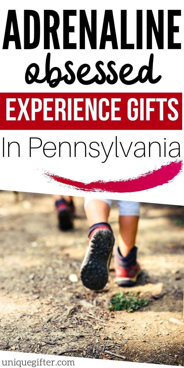 Adrenaline Junkie Experience Gifts in Pennsylvania | Pennsylvania Gifts | Creative Adventure Gifts | Experience Gifts | Experience Gift Ideas | Easy Gift Ideas | #gifts #giftguide #presents #adventure #experience #creative #uniquegifter #holidays