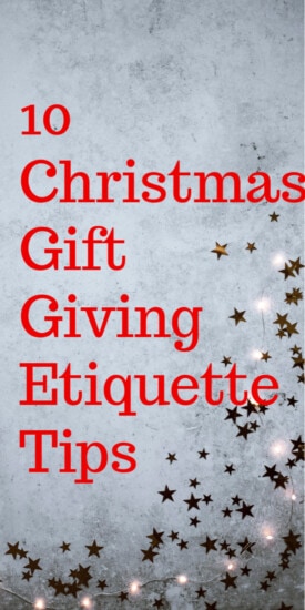Christmas Gift Giving Etiquette Tips