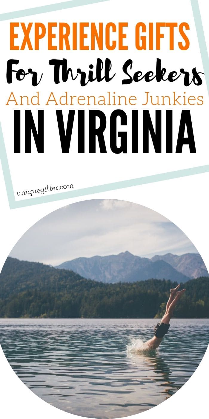 Adrenaline Junkie Experience Gifts in Virginia | Adrenaline Gifts | Experience Gifts | Unique Experiences | Virginia Gift Ideas | Cool Gifts | #gifts #giftguide #presents #experience #adrenaline