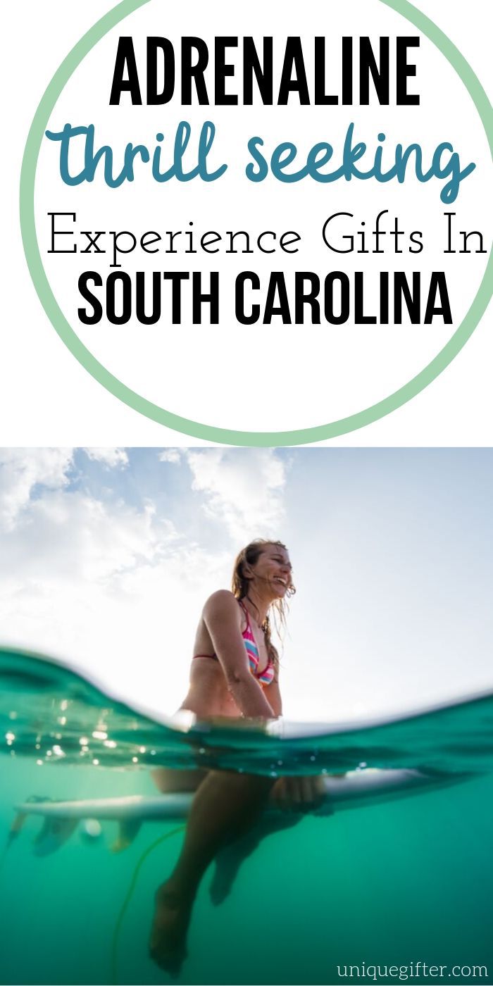 Adrenaline Junkie Experience Gifts in South Carolina | South Carolina Gifts | Gifts For People Who Love South Carolina | South Carolina Presents | Experience Gifts | Unique Gifts | Adrenaline Gifts | #gifts #giftguide #presents #uniquegifter #southcarolina #adventure #experience #creative