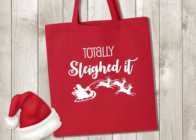 Totally Sleighed it Christmas Bag