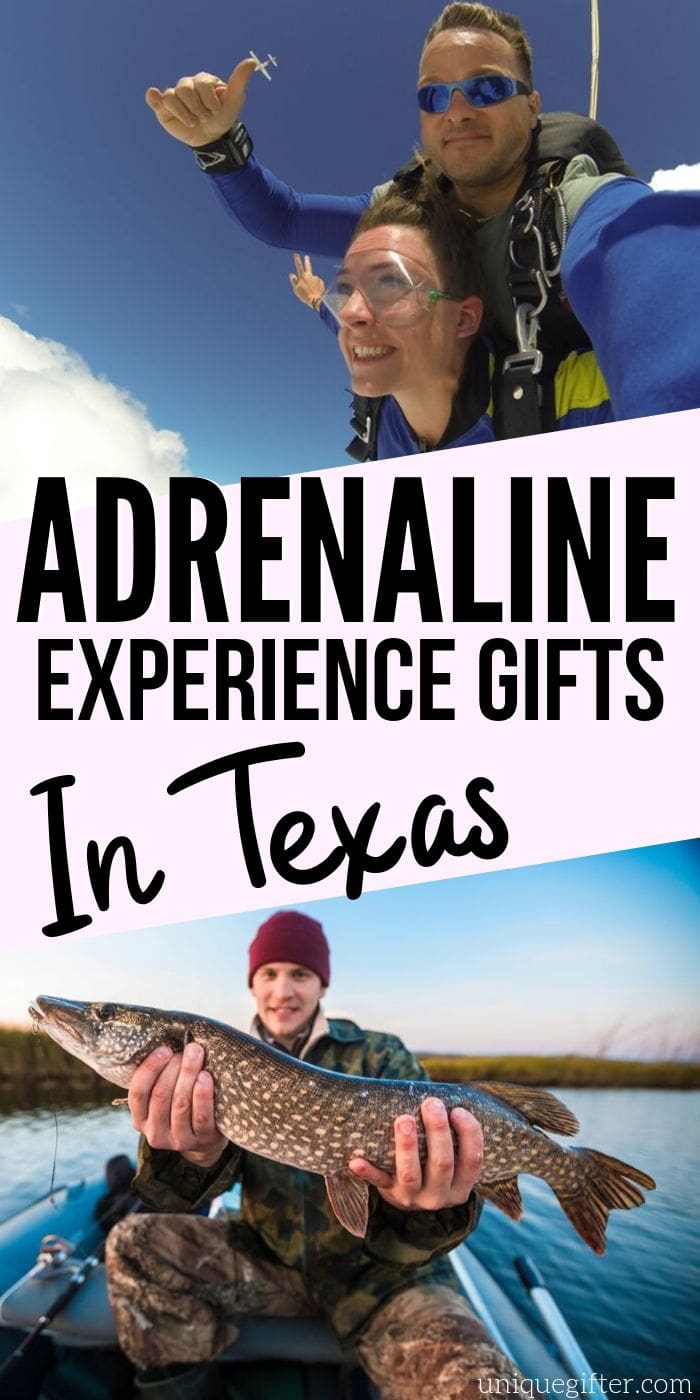 Adrenaline Junkie Experience Gifts in Texas | Texas Gifts | Gifts For Texans | Presents For Texans | Texas Presents | Experience Gifts | Adventure Gifts | #gifts #giftguide #presents #adventure #experience #texas #uniquegifter