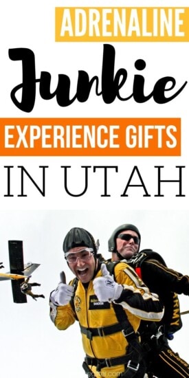 Adrenaline Junkie Experience Gifts in Utah | Utah Gifts | Adventure Gift Ideas | Presents For Utah Lovers | Utah Presents | #gifts #giftguide #adventure #experience #uniquegifter #utah
