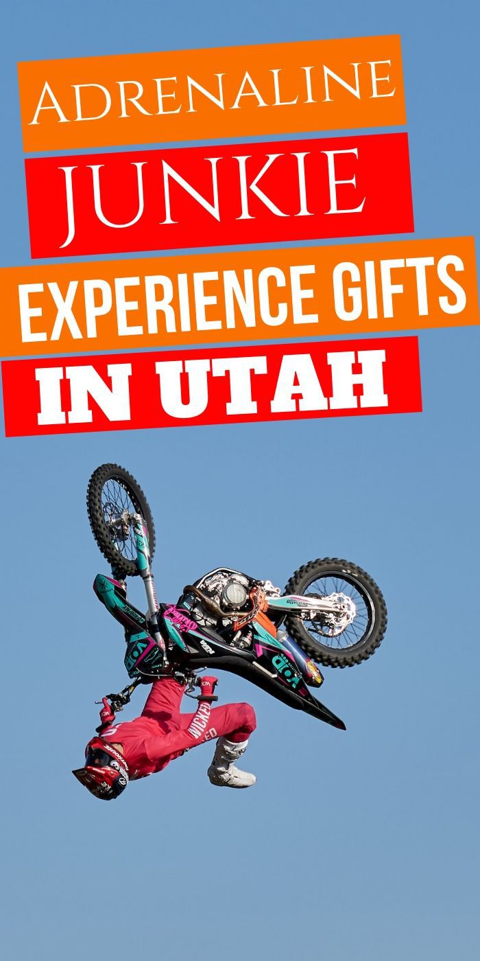 Adrenaline Junkie Experience Gifts in Utah | Utah Gifts | Adventure Gift Ideas | Presents For Utah Lovers | Utah Presents | #gifts #giftguide #adventure #experience #uniquegifter #utah