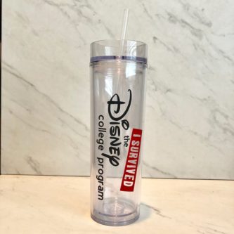 “I Survived the DCP” Water Bottle with Straw