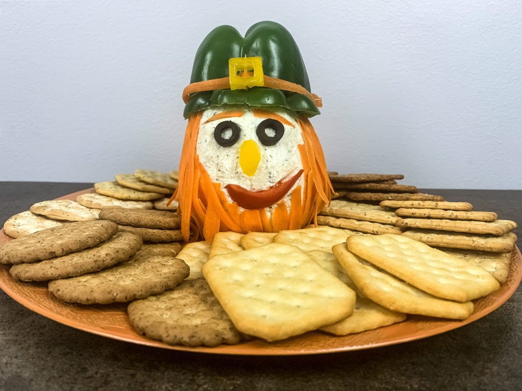 Cute St. Patrick's Day Leprechaun Cheeseball