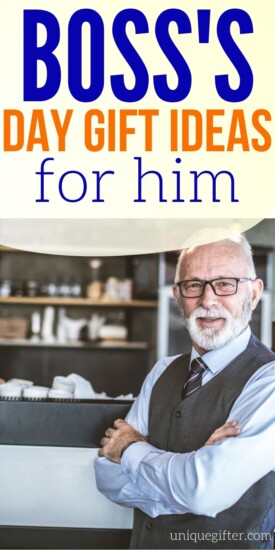 Boss's Day Gift Ideas for Him PIN