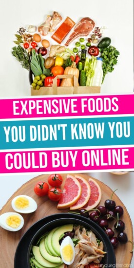 Best Expensive foods you didn't know you could buy online | High-End Food | Creative Expensive Food Gifts | Special Food Gifts | #gifts #giftguide #presents #food #highend #expensive #uniquegifter