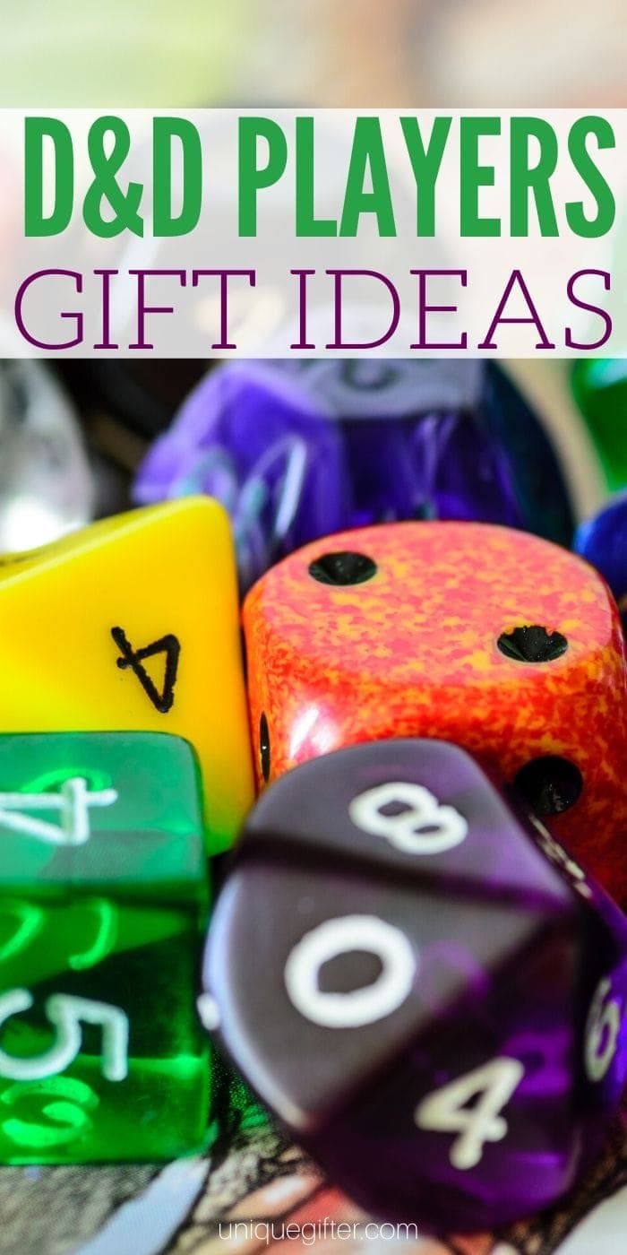 Gift Ideas for D&D Players | Dungeons and Dragons gift ideas for your boyfriend or girlfriend D and D gifts for teens | Gamers | Birthday Gifts | Christmas Presents | Fun Gamer Gifts #gifts #gamer #nerd #geek #DandD