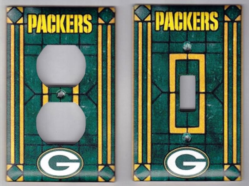 Packers lightswitch cover