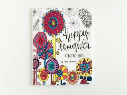 Happy Thoughts Coloring Book