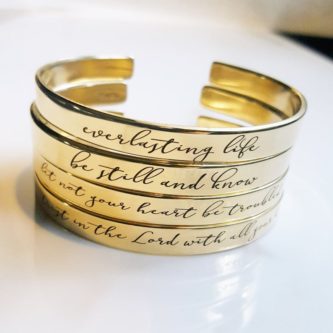 Inspirational Scriptures Bracelet