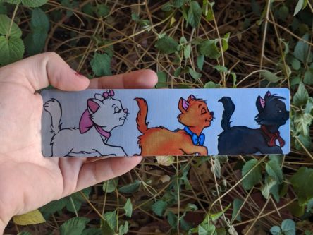 Kittens Metal Painted Bookmark