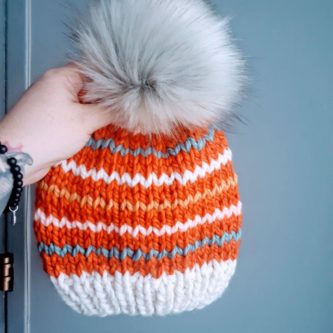 Knit Hat for kids stocking stuffer 