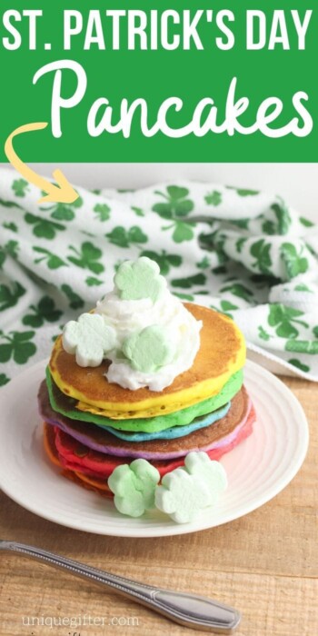 Delicious St. Patrick's Day Pancakes Recipe | Pancakes For St. Patty's | Holiday Pancakes | Fun Pancakes | Party Pancakes | #pancakes #easy #simple #stpatricksday #stpattys #unqiuegifter