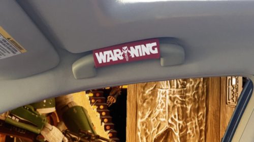Warning Car Grip