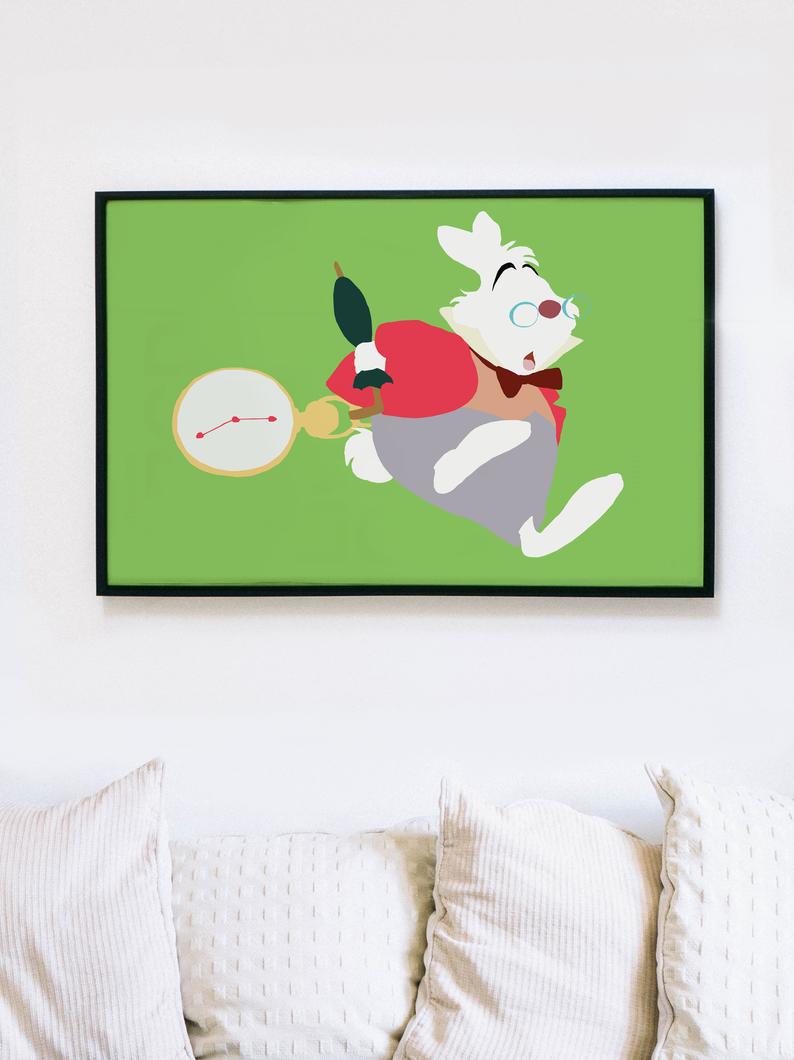 White Rabbit Art Print