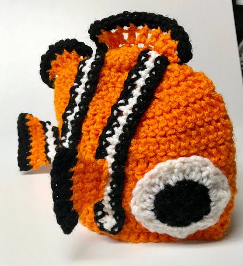 Handmade finding nemo knit plush