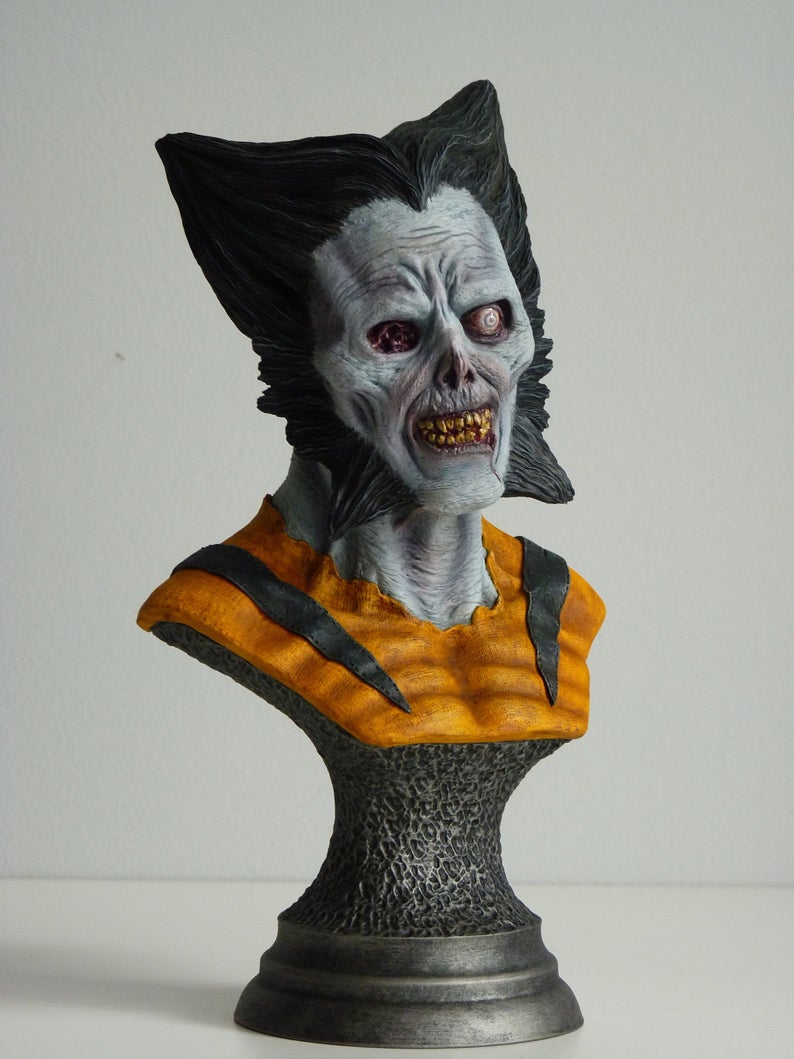 Zombie Wolverine Bust