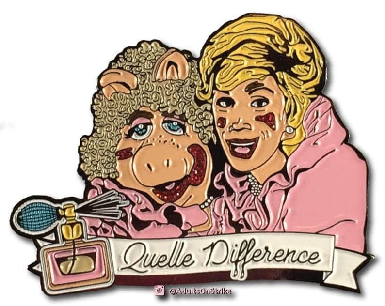 Miss Piggy Quelle Difference enamel pin gift idea