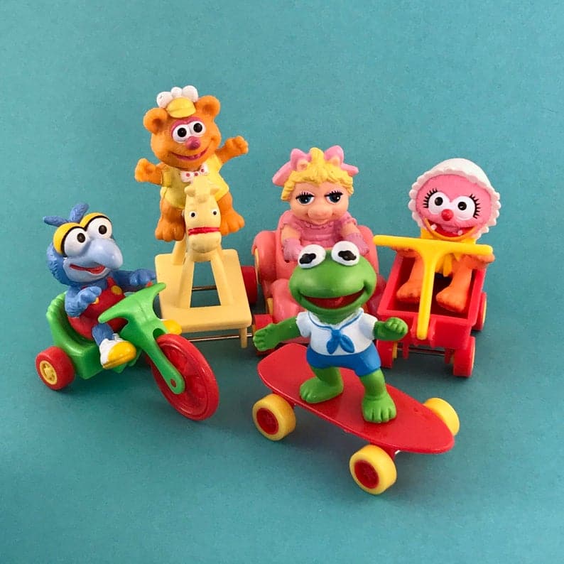 Muppet Babies happy meal toys collectible gift idea 