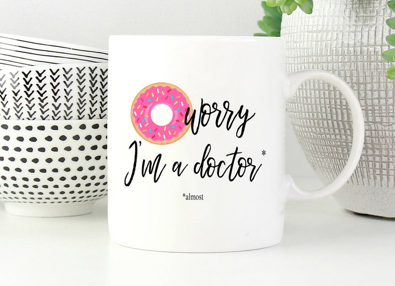 “[donut] worry, I’m a doctor” Mug