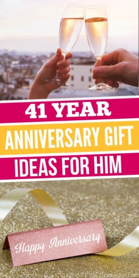 Best 41 Year Anniversary Gift Idea for Him | 41st Wedding Anniversary | Anniversary Gifts | Creative Wedding Anniversary Gifts | #gifts #giftguide #presents #wedding #uniquegifter
