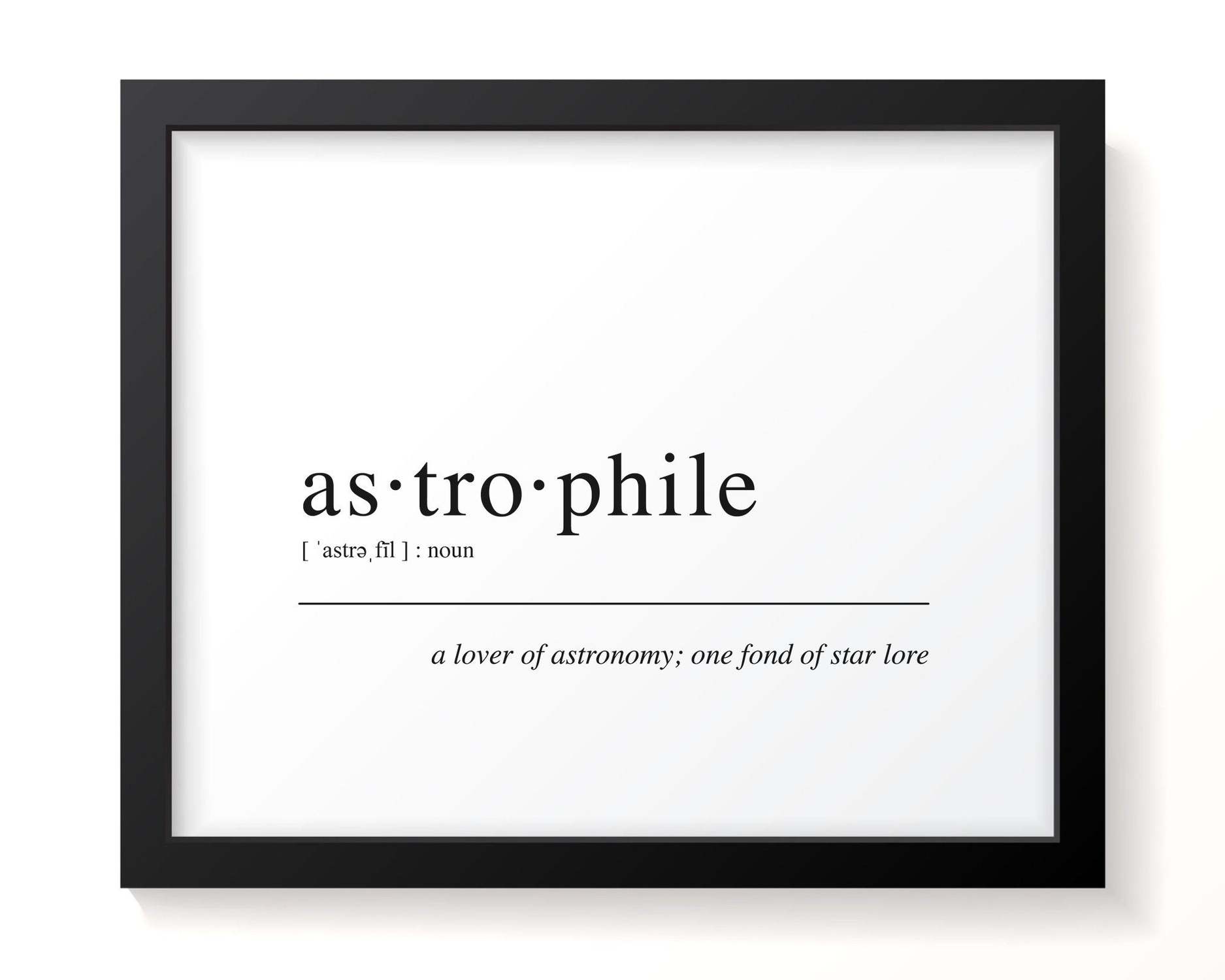 astrophile framed wall art pic 