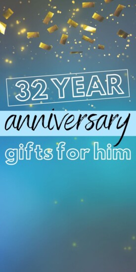 Best 32 Year Anniversary Gift Ideas for Him | Anniversary Gifts For Your Husband | Gifts For Your Man | Wedding Anniversary Gifts For Him | Creative Gifts For Your Husband | #gifts #giftguide #presents #husband #32nd #wedding #marriage #best #uniquegifter