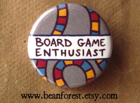 Custom board game pin geeky & nerdy stocking stuffer ideas