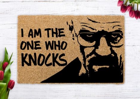 Breaking Bad Doormat - I am The One Who Knocks