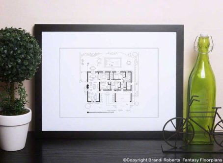 Breaking Bad Home Floor Plan